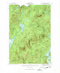 Second Connecticut Lake 1927 topographic map thumbnail