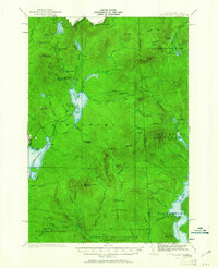 Second Lake 1927 topographic map thumbnail
