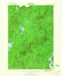 Second Lake 1927 topographic map thumbnail