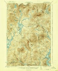 Second Lake topographic map thumbnail
