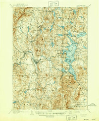 Sunapee 1907 topographic map thumbnail