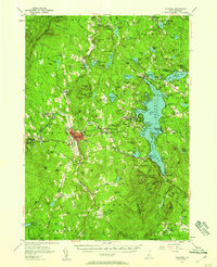 Sunapee 1955 topographic map thumbnail