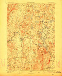 Sunapee 1907 topographic map thumbnail