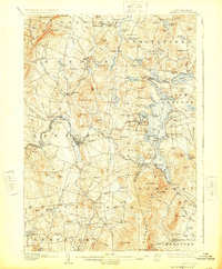 Sunapee 1907 topographic map thumbnail