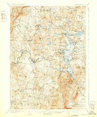 Sunapee 1907 topographic map thumbnail