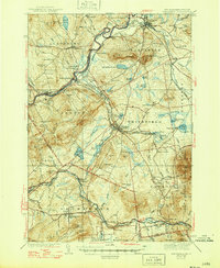 Whitefield 1938 topographic map thumbnail