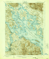 Winnipesaukee 1909 topographic map thumbnail