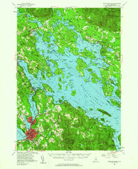 Winnipesaukee 1956 topographic map thumbnail
