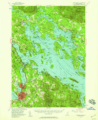 Winnipesaukee 1956 topographic map thumbnail