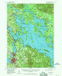 Winnipesaukee 1956 topographic map thumbnail