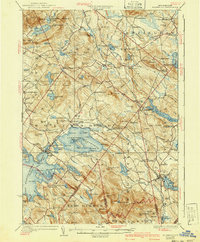 Wolfeboro 1928 topographic map thumbnail