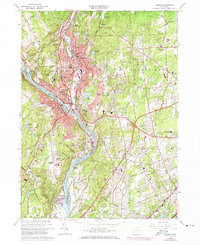 Ansonia 1964 topographic map thumbnail