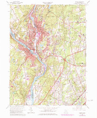 Ansonia 1964 topographic map thumbnail