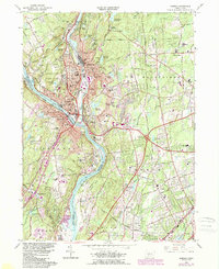 Ansonia 1964 topographic map thumbnail