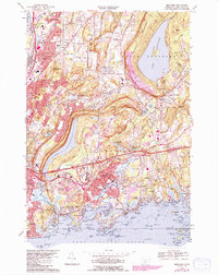 Branford 1967 topographic map thumbnail