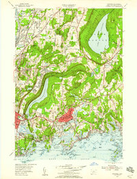Branford 1954 topographic map thumbnail