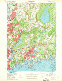 Branford 1967 topographic map thumbnail