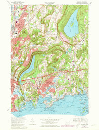 Branford 1967 topographic map thumbnail