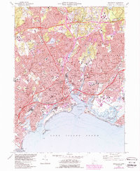 Bridgeport 1970 topographic map thumbnail