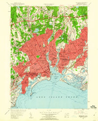 Bridgeport 1951 topographic map thumbnail