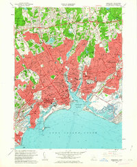 Bridgeport 1960 topographic map thumbnail