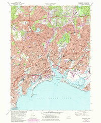 Bridgeport 1970 topographic map thumbnail