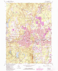 Bristol 1966 topographic map thumbnail