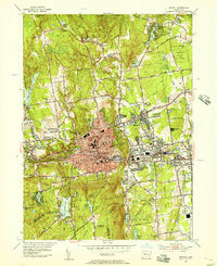 Bristol 1953 topographic map thumbnail