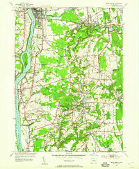 Broad Brook 1953 topographic map thumbnail