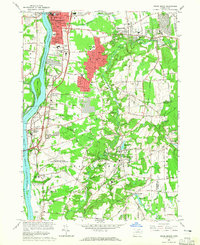 Broad Brook 1964 topographic map thumbnail