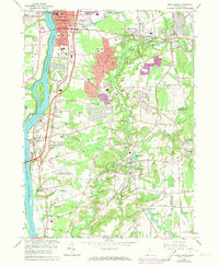 Broad Brook 1964 topographic map thumbnail
