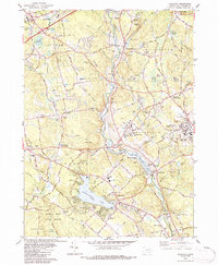 Coventry 1983 topographic map thumbnail