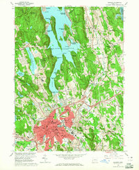Danbury 1963 topographic map thumbnail