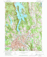 Danbury 1963 topographic map thumbnail