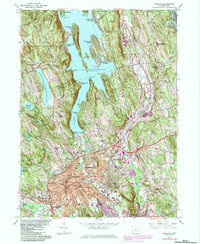 Danbury 1963 topographic map thumbnail