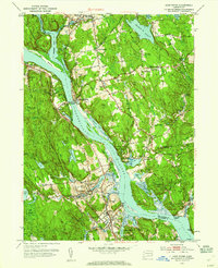 Deep River 1952 topographic map thumbnail