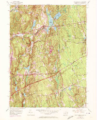 East Killingly 1955 topographic map thumbnail