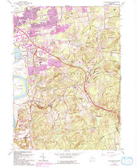 Glastonbury 1964 topographic map thumbnail