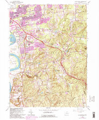 Glastonbury 1964 topographic map thumbnail