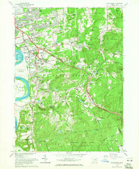 Glastonbury 1964 topographic map thumbnail