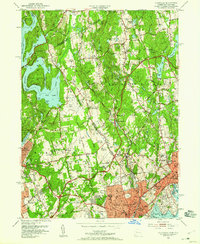 Glenville 1951 topographic map thumbnail