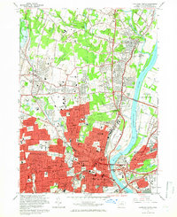 Hartford North 1964 topographic map thumbnail