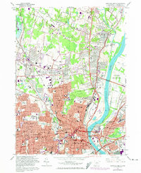 Hartford North 1964 topographic map thumbnail