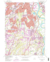 Hartford South 1964 topographic map thumbnail