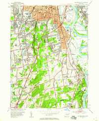 Hartford South 1952 topographic map thumbnail