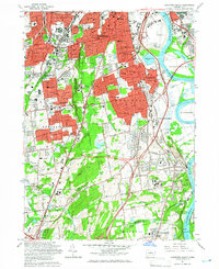 Hartford South 1964 topographic map thumbnail