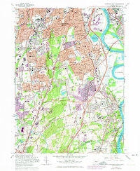 Hartford South 1964 topographic map thumbnail