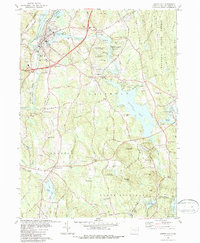 Jewett City 1984 topographic map thumbnail