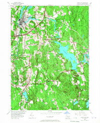 Jewett City 1953 topographic map thumbnail