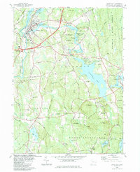 Jewett City 1984 topographic map thumbnail